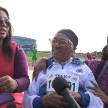 101-летняя пенсионерка победила в забеге на 100 метров